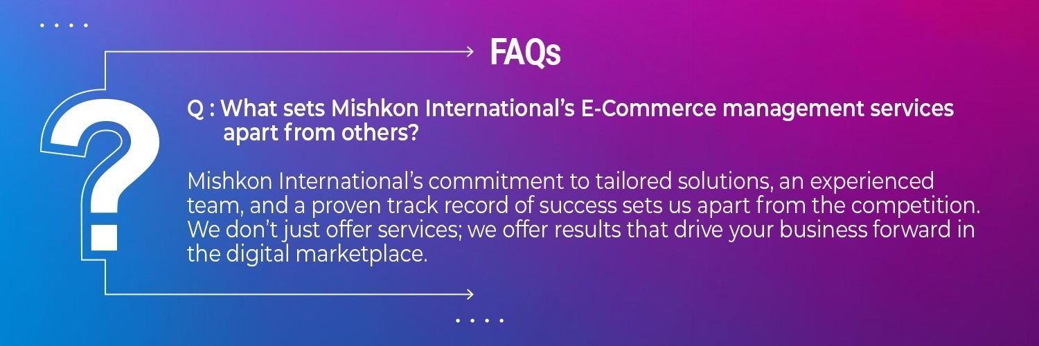 E-commerce management with Mishkon International