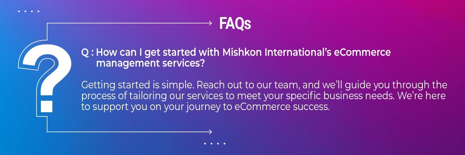 Get Started with E-commerce management